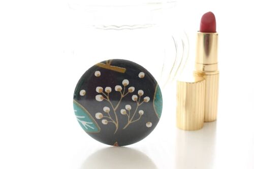 Miroir de poche brin blanc