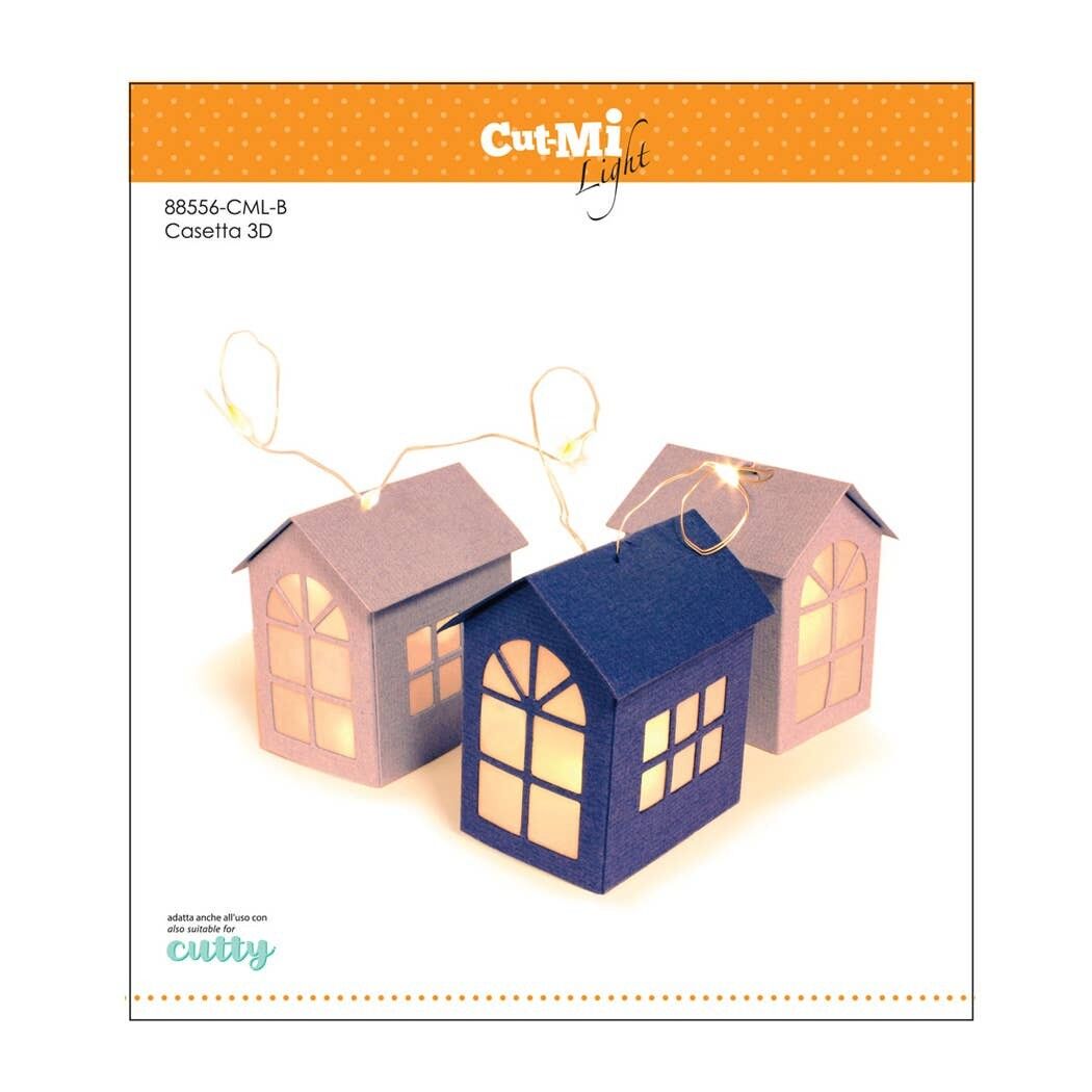 Fustelle sottili Casetta 3D