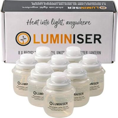 8 Öllampen-Nachfüllungen für LUMINIZER LED-Laterne