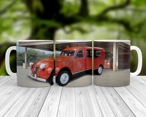 Mug citroen 2cv 1960