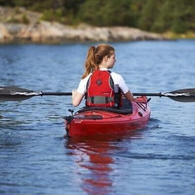 ADVENTURER GS Black ergonomic paddle with adjustable dimension