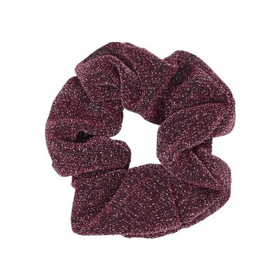 Scrunchie glitterato viola