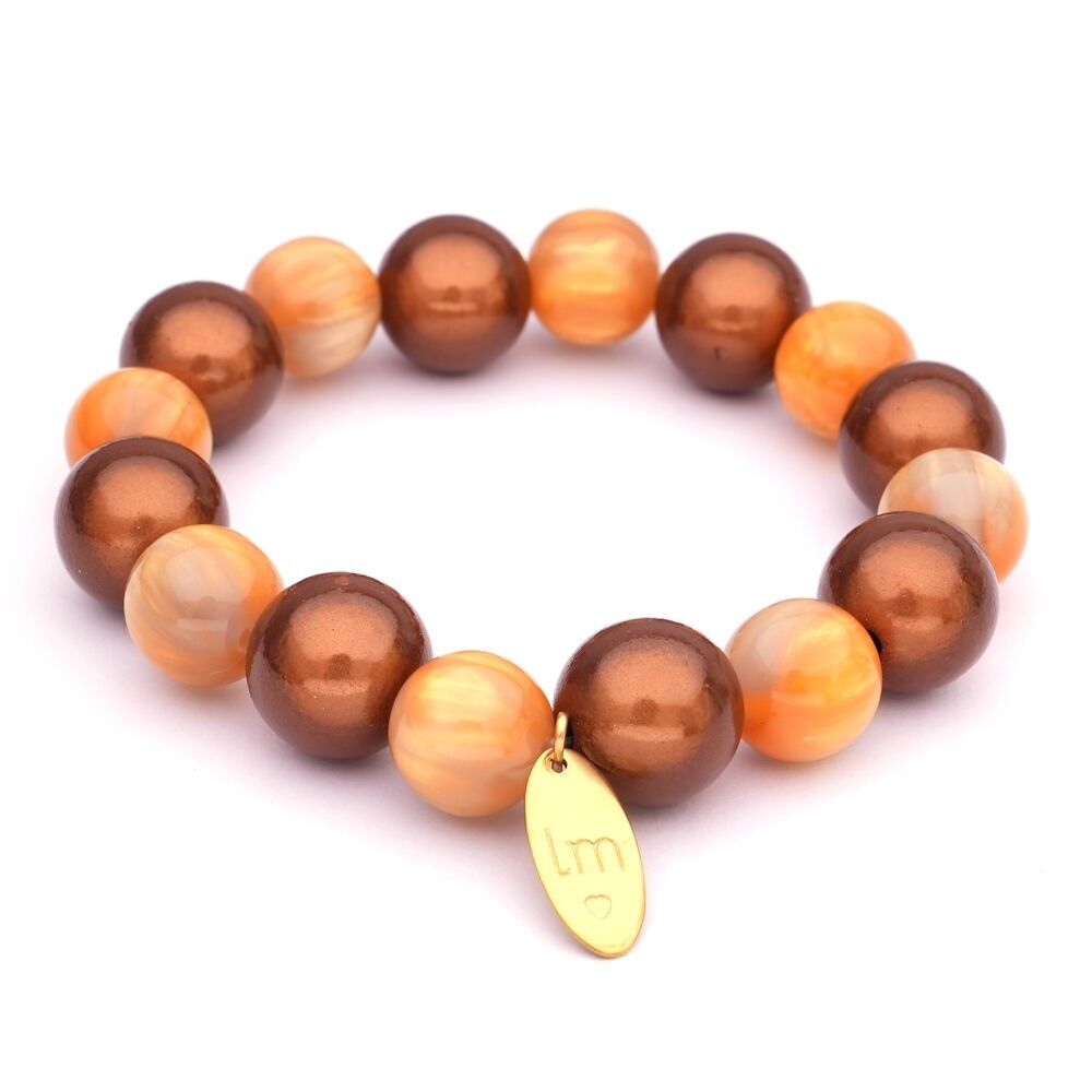 Bracciale LizzyMae Galaxy Pearl - ALizzyMaeOND-LAVA 14+12mm