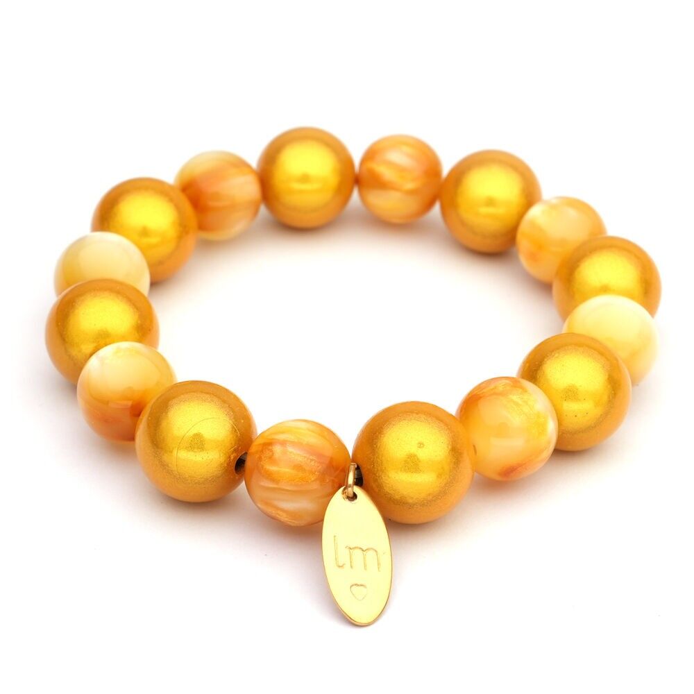 Bracelet LizzyMae Galaxy Pearl - OKER-LAVA 14+12mm