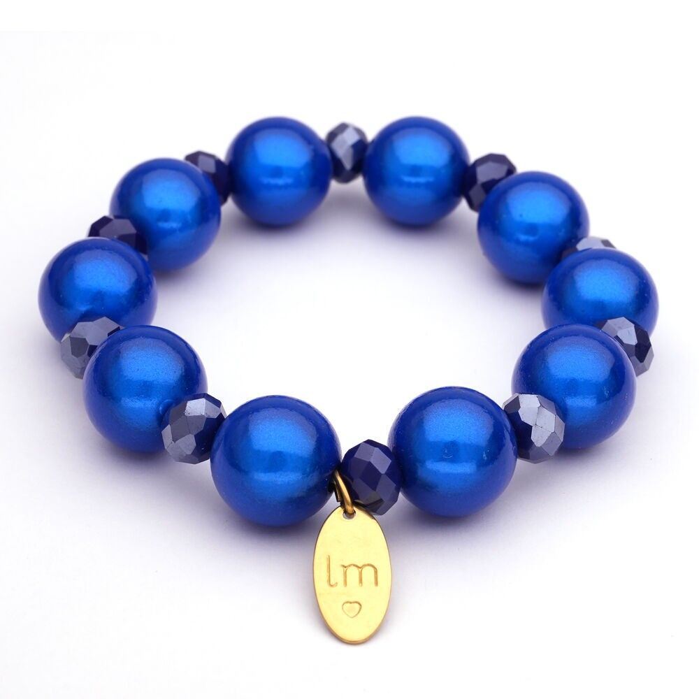 Bracciale LizzyMae Galaxy Pearl - KOBALT+KRY 14+8mm