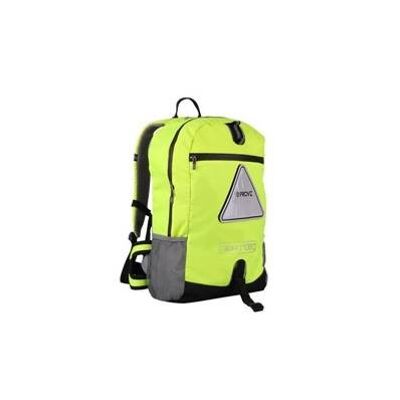 BACKPACK VISIO Neon yellow backpack with reflective areas