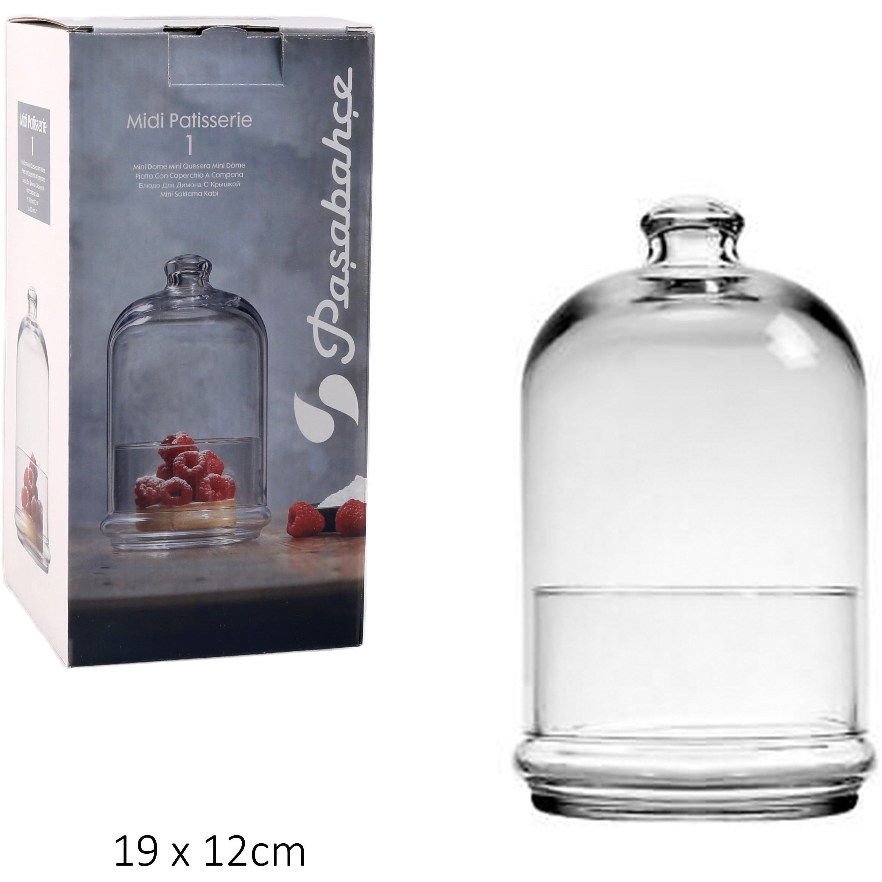 Recipiente de vidrio para almacenamiento con tapa abovedada