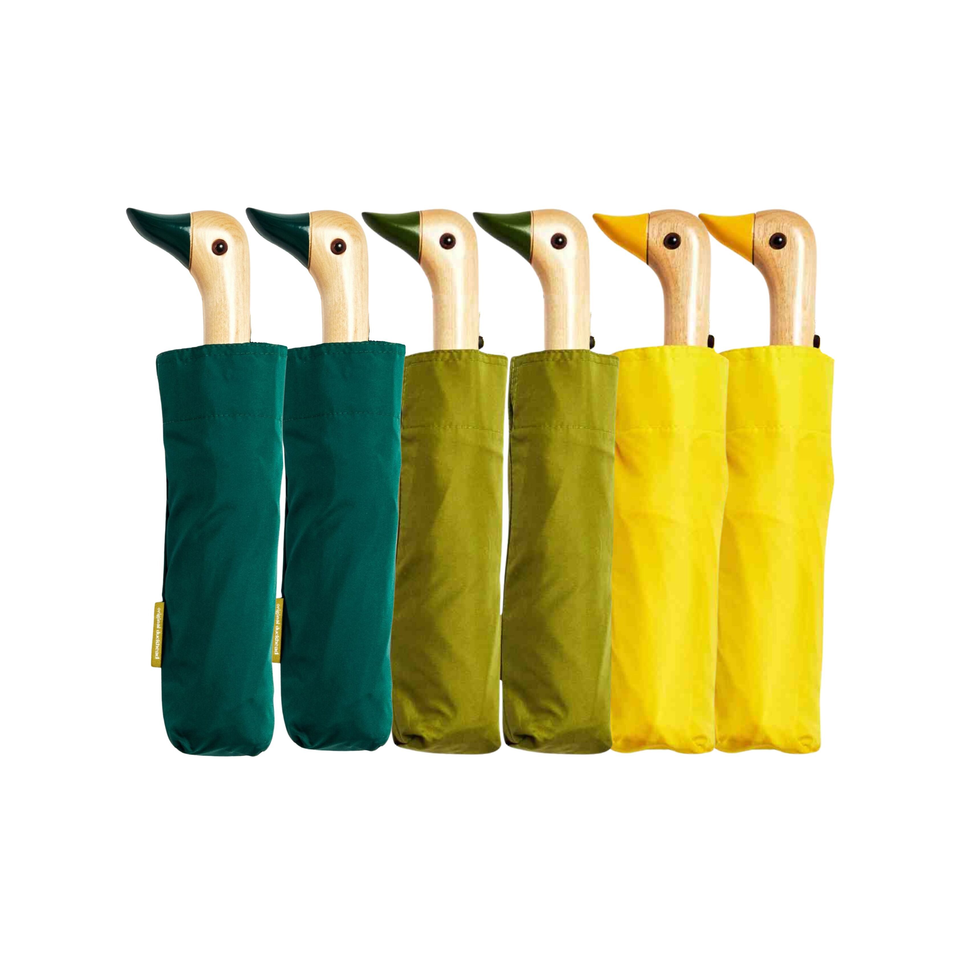 NUOVO Ombrello Multipack - Ombrelli Duck Foresta/Oliva/Giallo - 6 pezzi