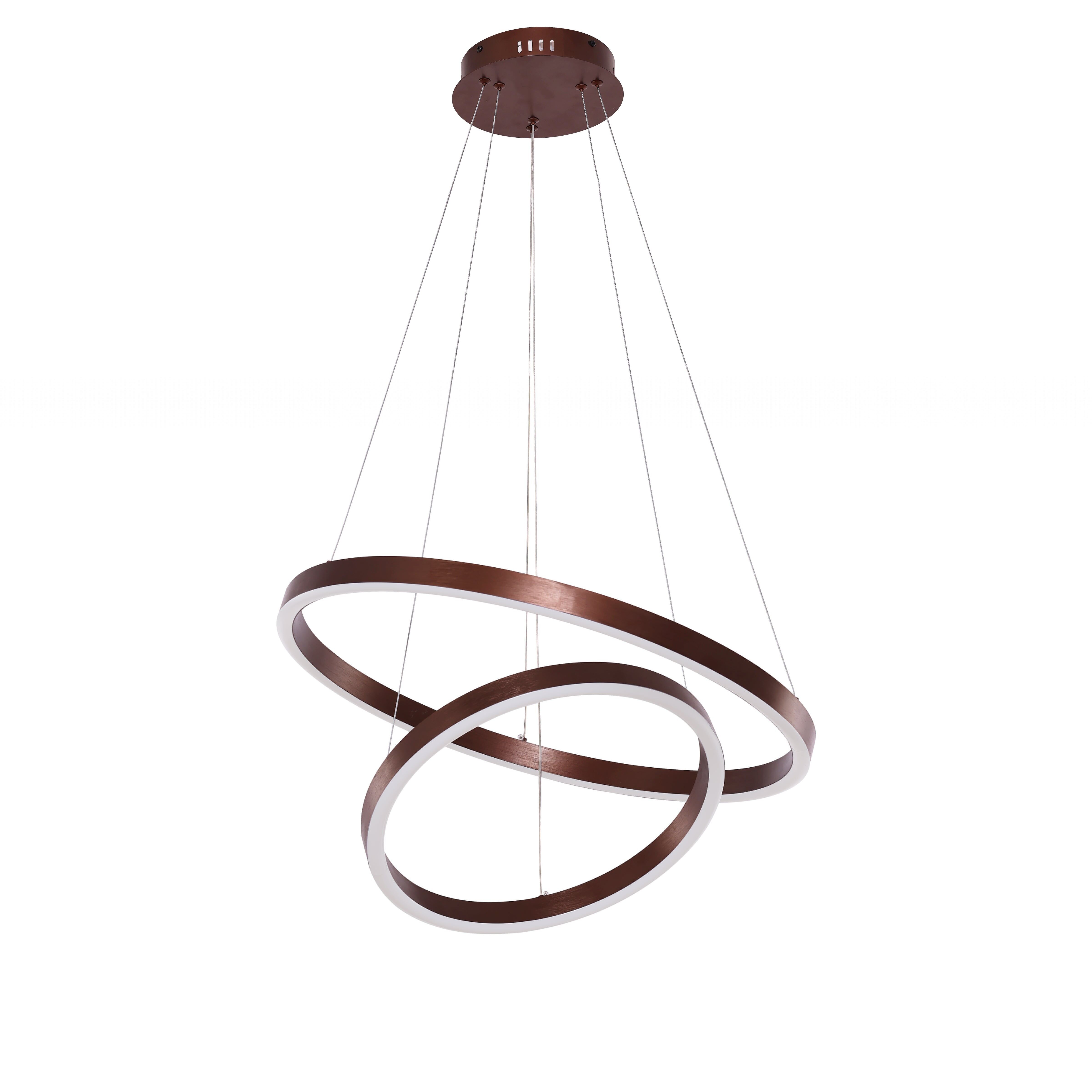 Pendant lamp Neo Coffee | 2-Ring 40+60cm