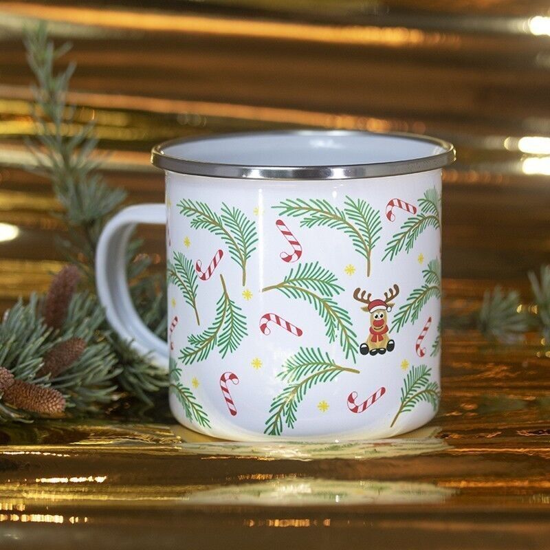 Becher Rudolf - Emailliertes Metall / Special Christmas