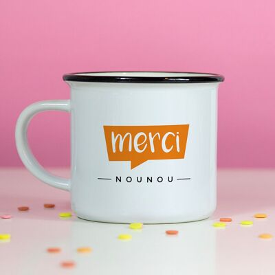 gracias niñera taza