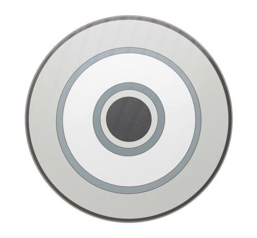 Orbit place mats: set of four - Monochrome Black