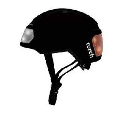 Casco TORCH T2 N Urban con luz de señalización delantera y trasera