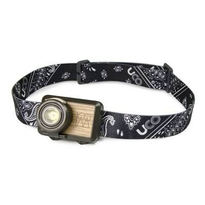 HUNDRED BB Adjustable headlamp with wood insert