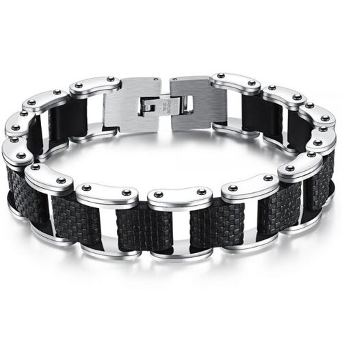 Stainless steel armband Kody | 21cm | Zilver