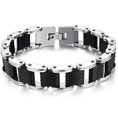 Stainless steel bracelet Kody | 21cm | Silver