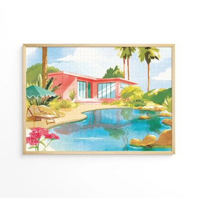 Puzzle 1000 pièces : The Palm Springs oasis