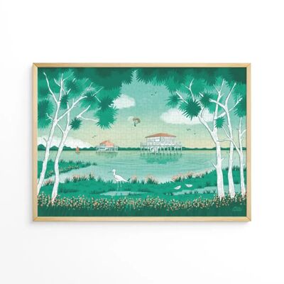 1000 piece puzzle: Arcachon Bay
