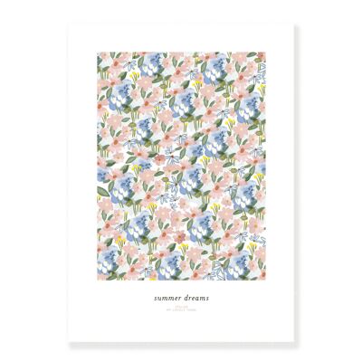Poster Summer Dreams – Un intermezzo floreale