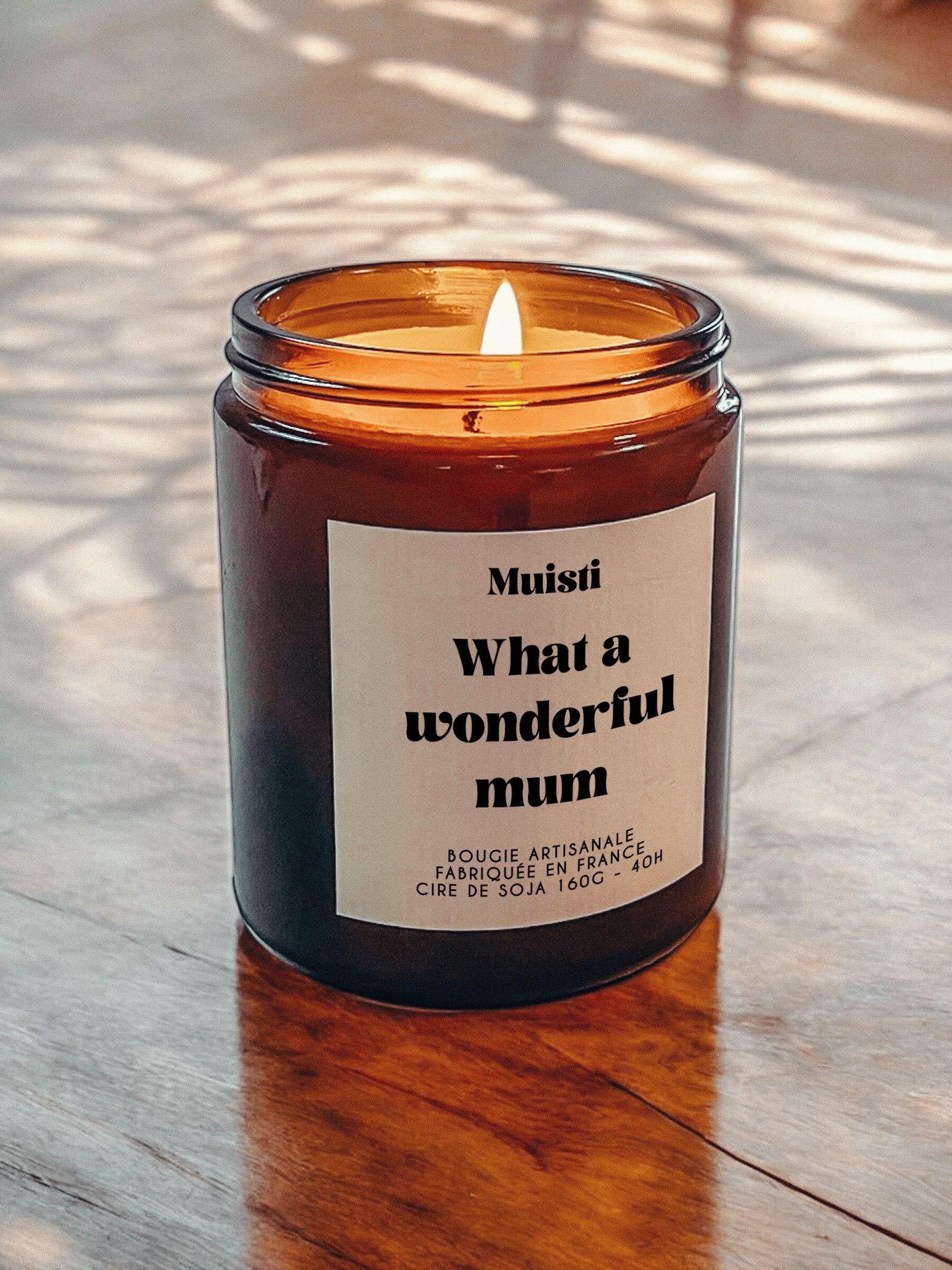 Scented Candle - What a wonderful mum - Mother's Day