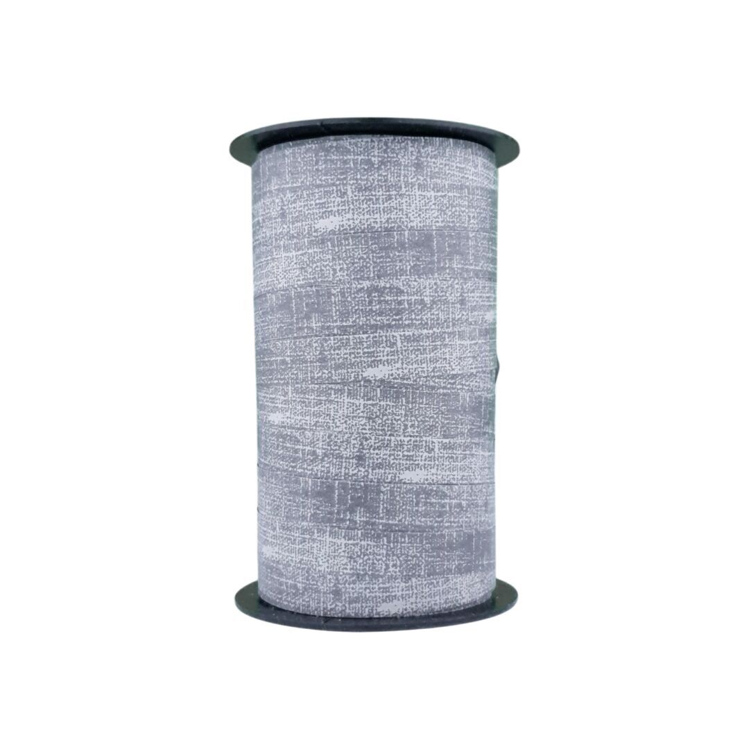 Cinta para rizar – Estampado texturizado – Gris/Plateado