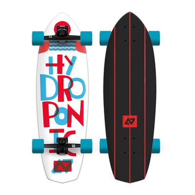 Surfskate complet HYDROPONIC L0129-02 Diamond Type Blanc