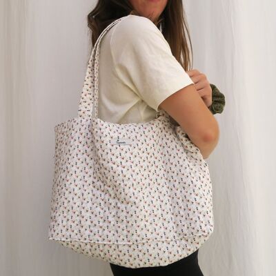 Borsa tote in cotone trapuntato BUNDI