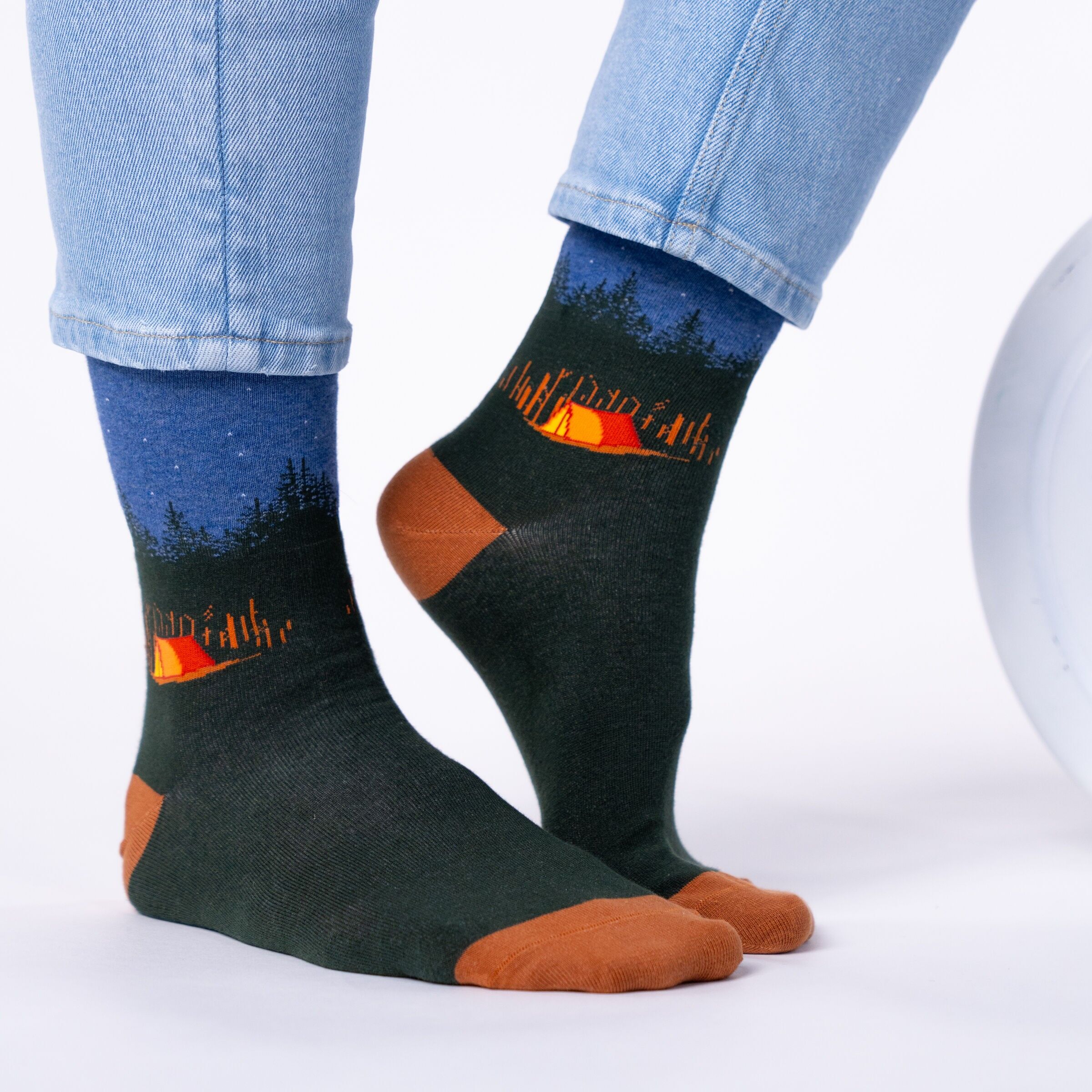 Calzini in cotone pettinato con fantasia - Camper