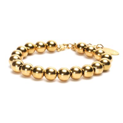 LizzyMae bracciale in acciaio inossidabile - oro 10mm