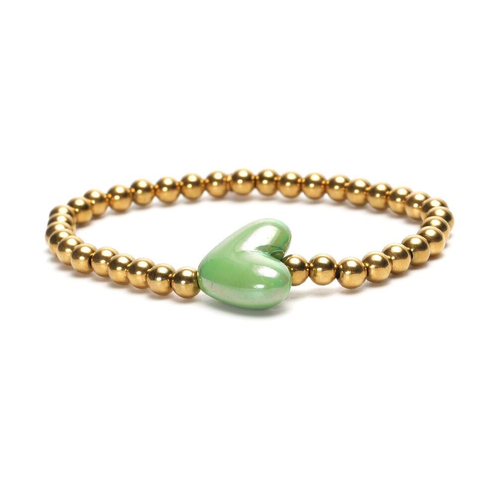 Fascia da braccio LizzyMae in acciaio inossidabile - verde goudhart