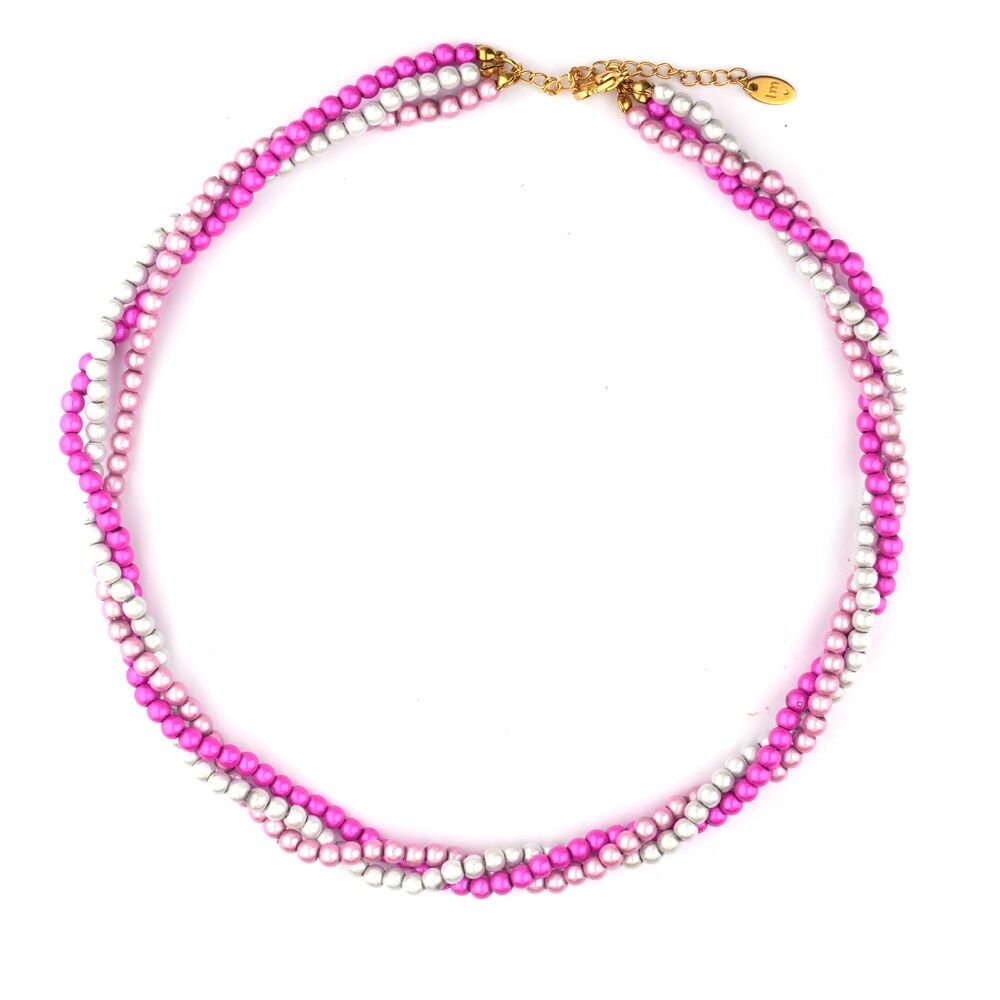 Fascia da braccio LizzyMae Galaxy Pearl - fucsia-rosa-bianco sporco