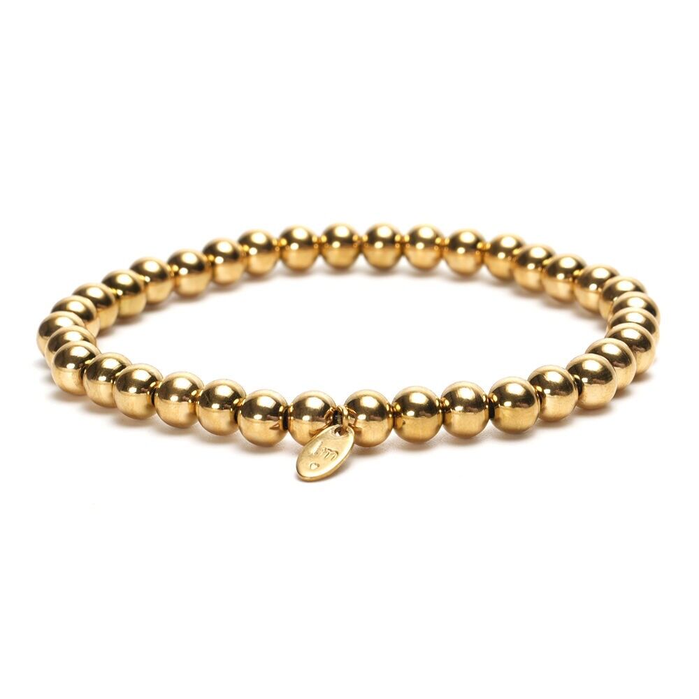 LizzyMae bracciale in acciaio inox - oro 6mm