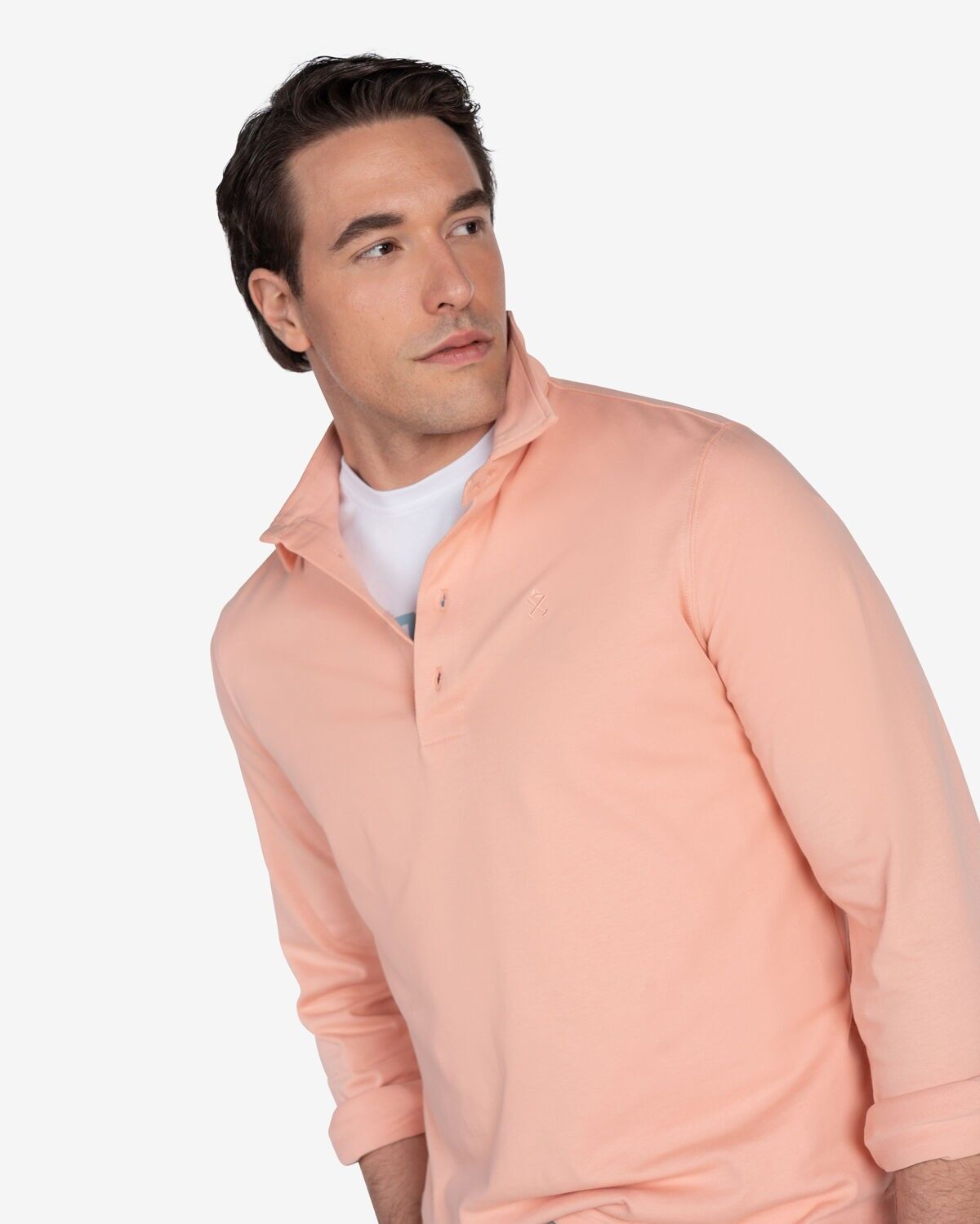 Polo a maniche lunghe Declan Regular Fit - 405325002