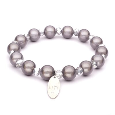 LizzyMae brazalete Galaxy Pearl - gris+kry