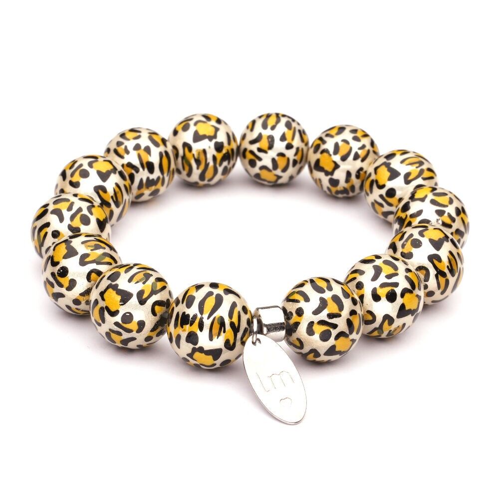 LizzyMae bracciale Galaxy Pearl - leopardo
