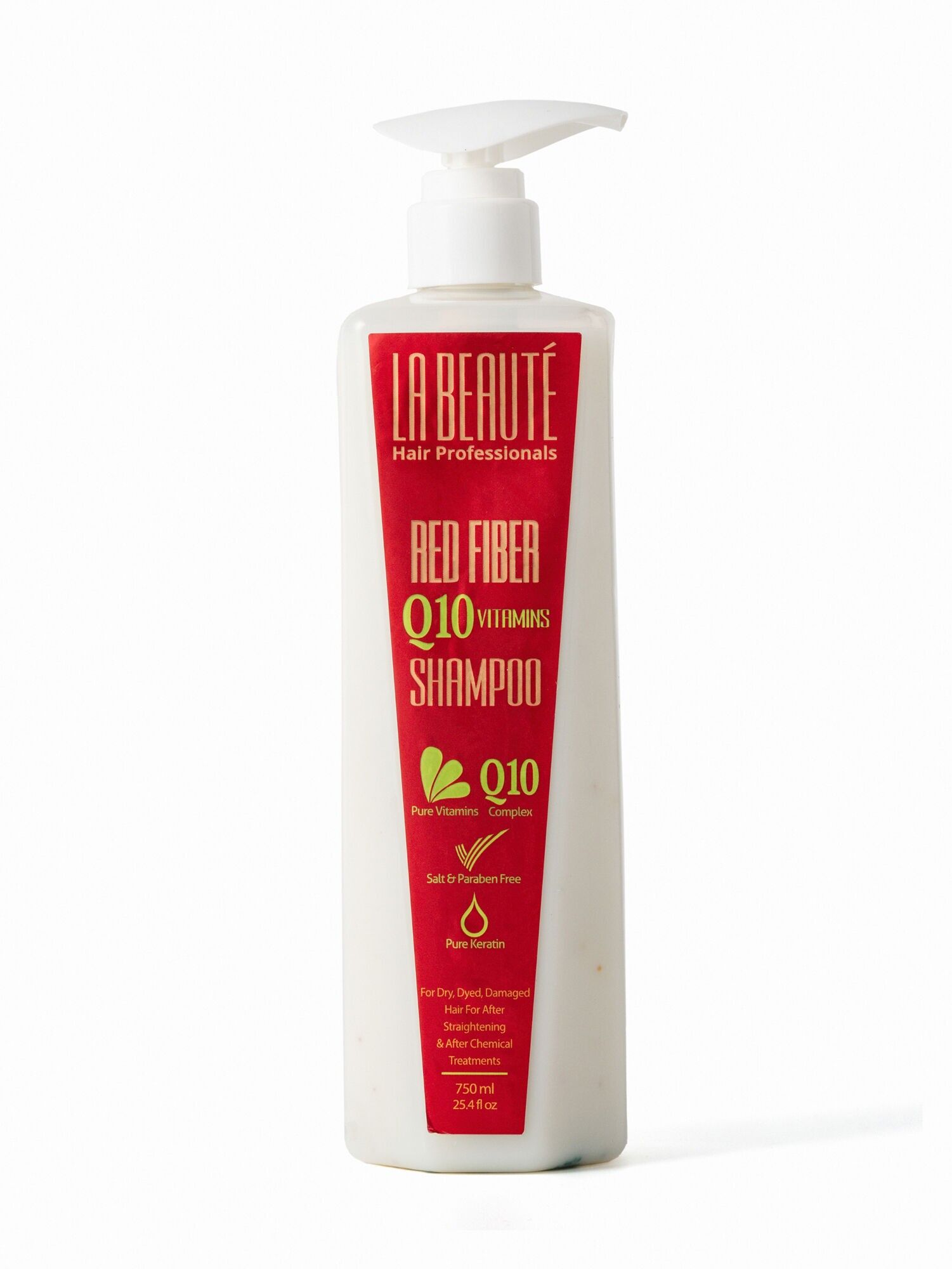 Shampoo Red Fiber La Beaute (750 ml)