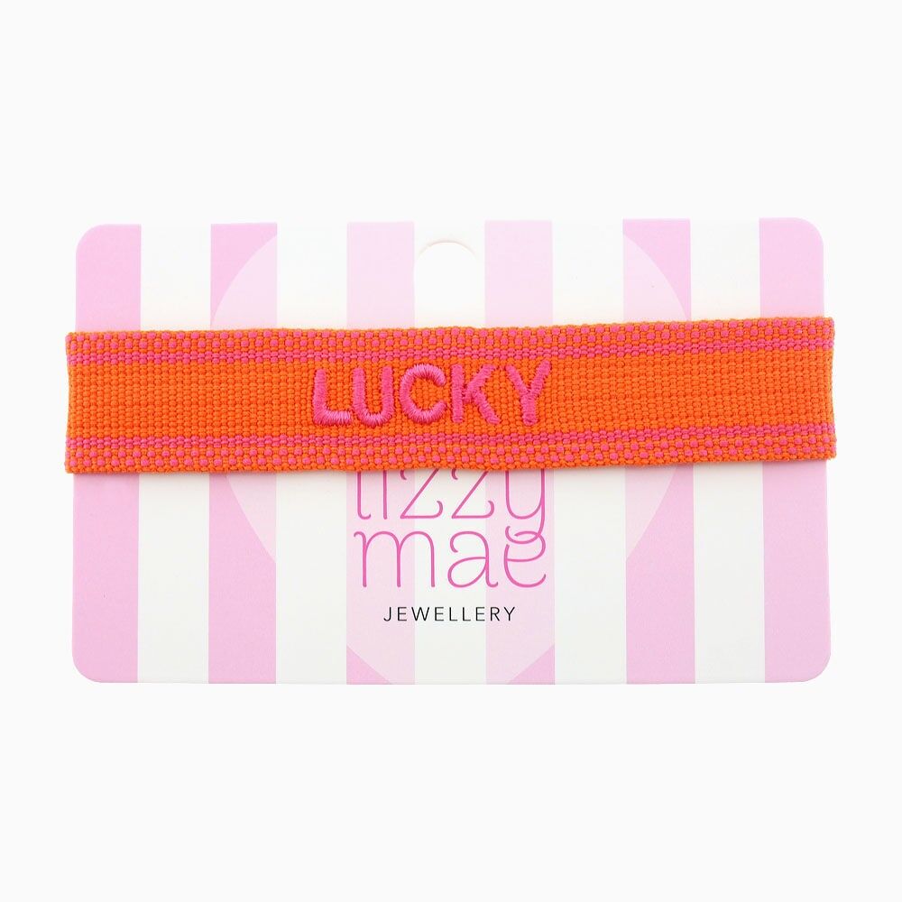 Bracciale di tendenza Lucky, arancione