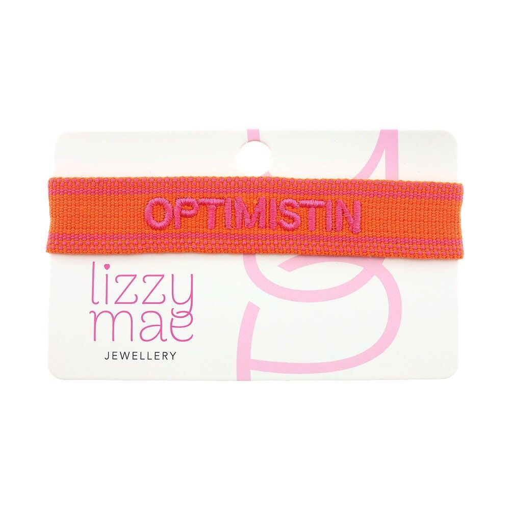 Bracciale di tendenza Optimistin, arancione
