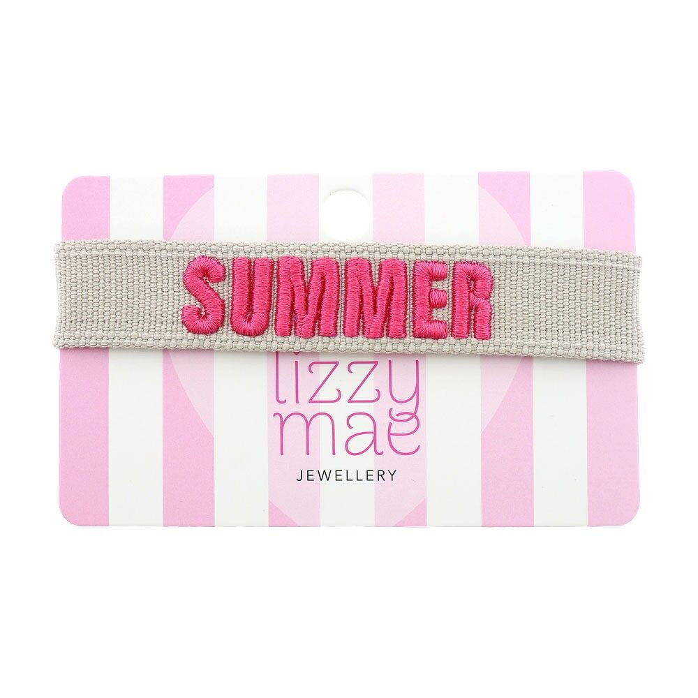 Statement bracelet Summer, grijs