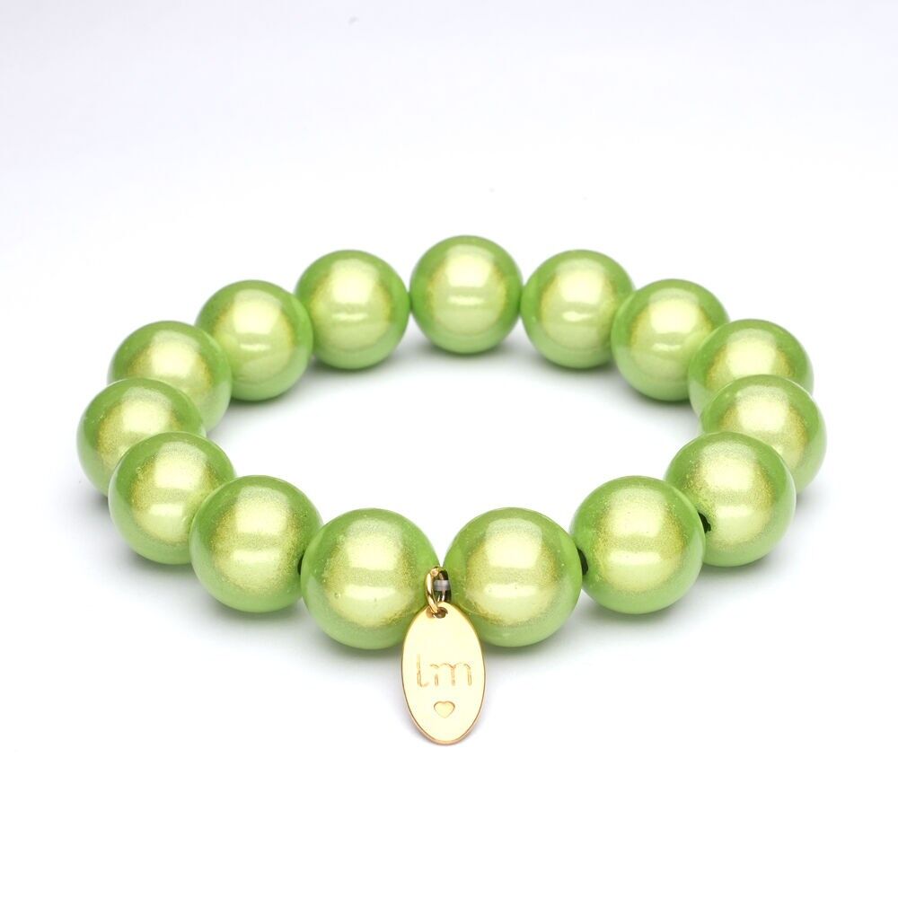 Bracciale LizzyMae Lichtgroen 14mm