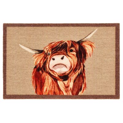 Mon tapis en nylon - Ma vache des Highlands