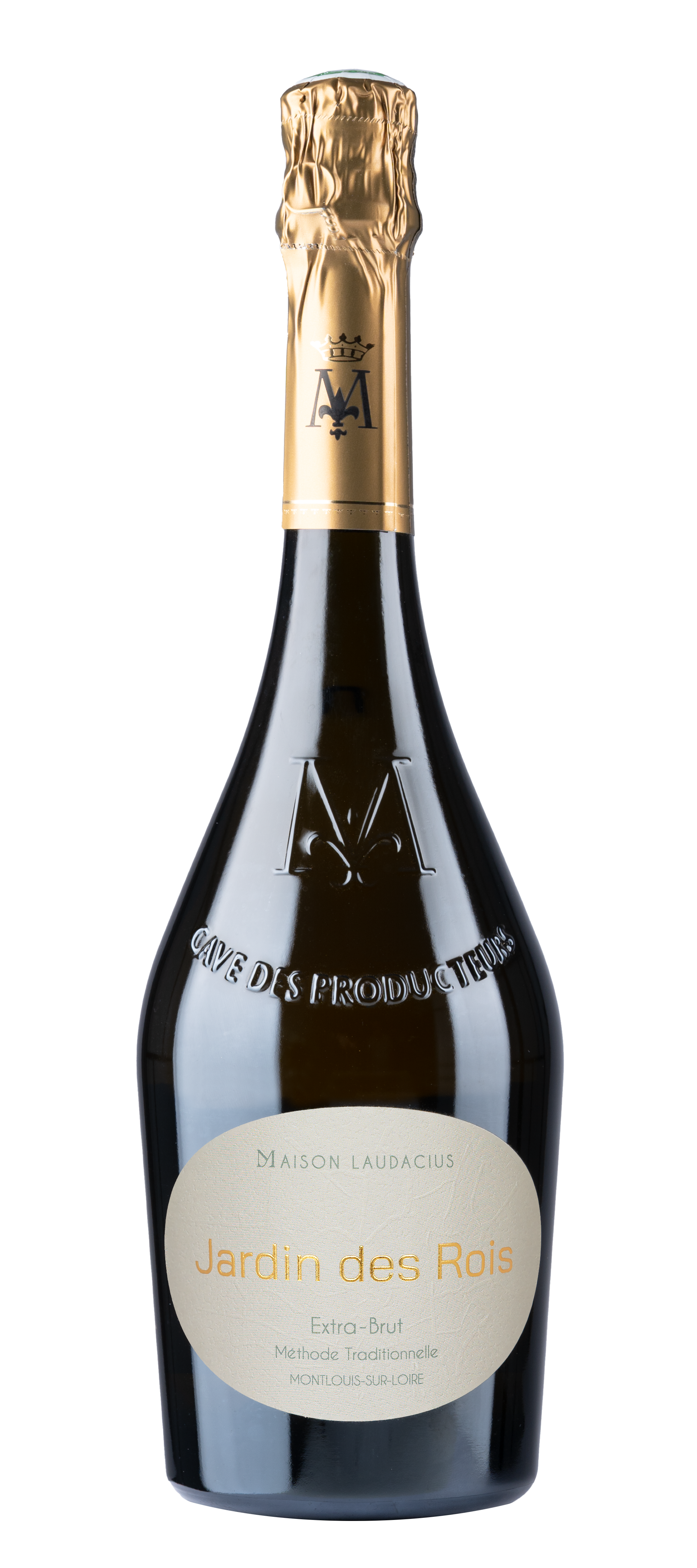 Traditional Method Wine AOP Montlouis sur Loire Jardin des Rois Extra Brut 75 cl