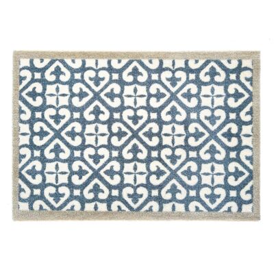 Mi tapete de nailon - Mi arlequín azul azulejo