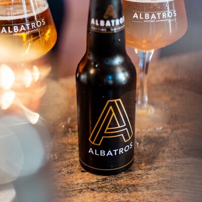 Box of 24 bottles of Albatros Beer