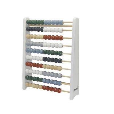 Magni | Boulier en bois, blanc
