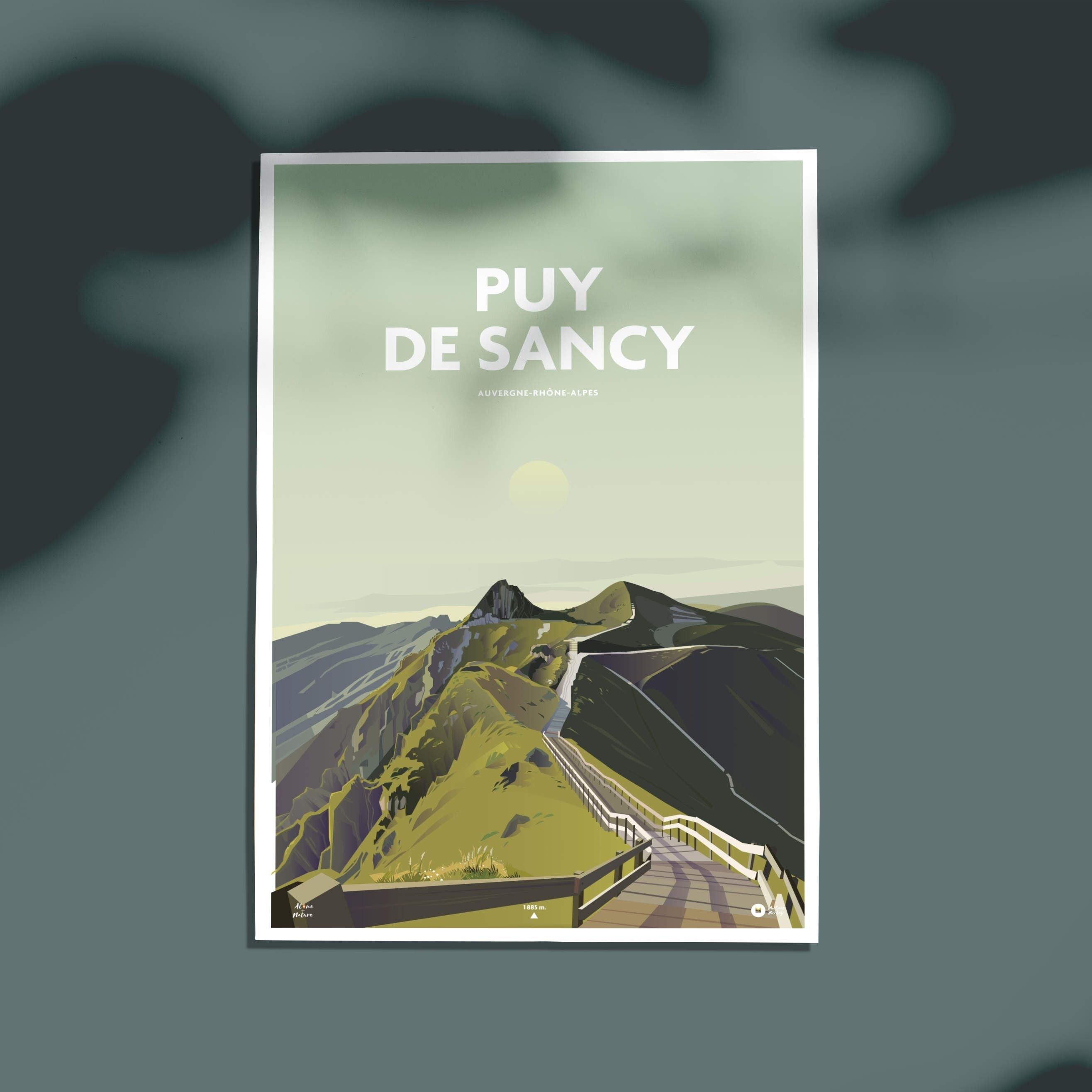 Mappa del Puy de Sancy