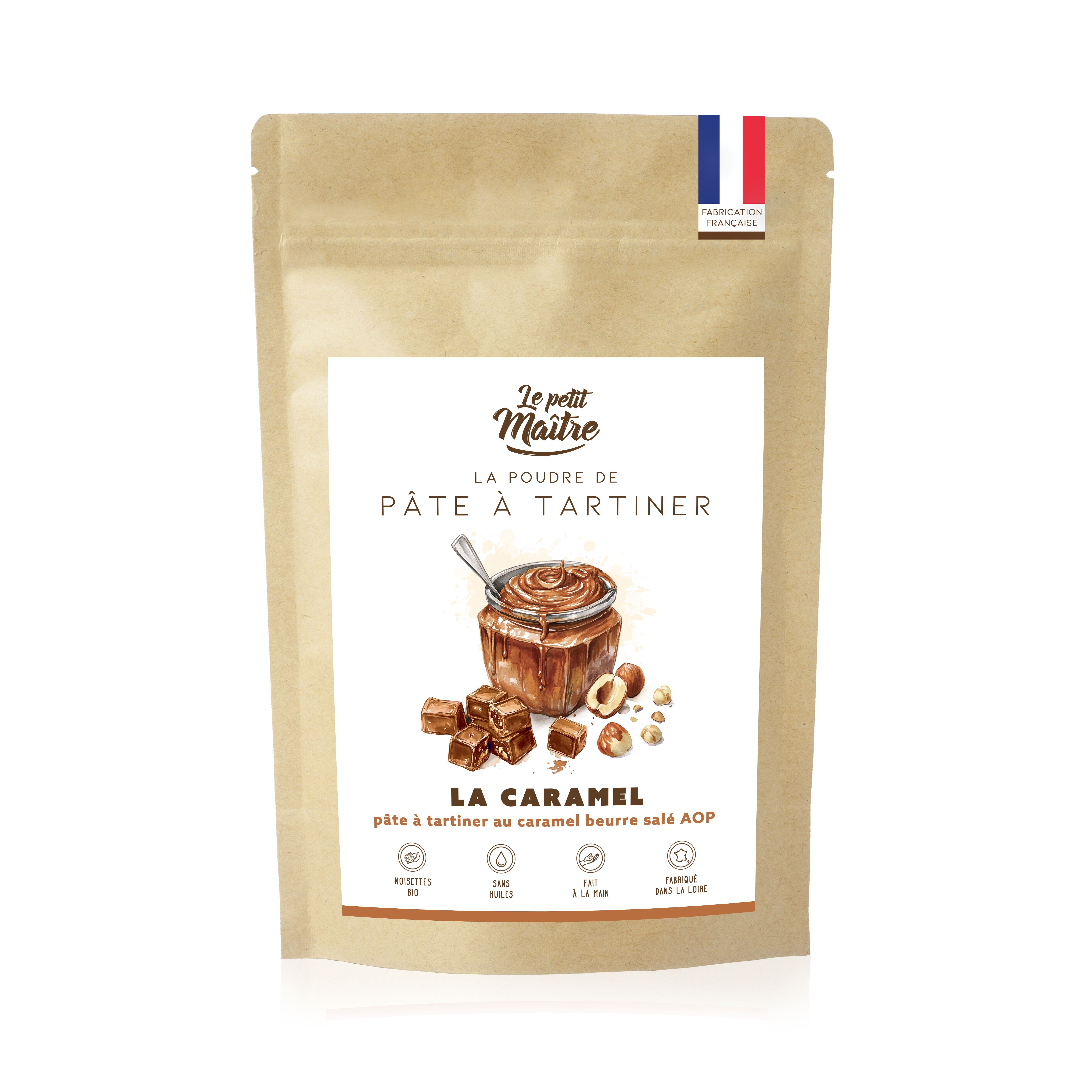 Caramel spread powder