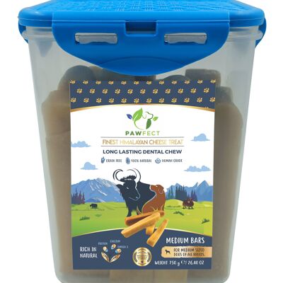 Himalayan Cheese Chews - Dental Care - Pack of 10 Chews for Medium-Sized Dogs (750g/26.45oz) | Grainfree | Preservative Free | Long Lasting | Complete Dental Care for Dogs