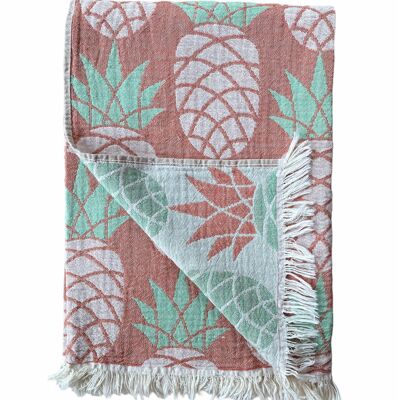 St. Ives - Red & Green Turkish Towel - Peshtemal