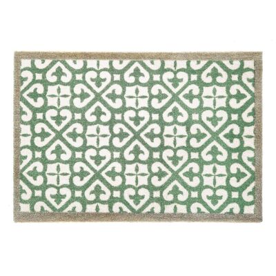 Mi tapete de nailon - Mi arlequín verde azulado